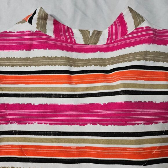 Ruby Rd. Womens Blouse Multi-Color Size 2X Cotton Blend 3/4 Sleeve Stretch - Picture 12 of 12